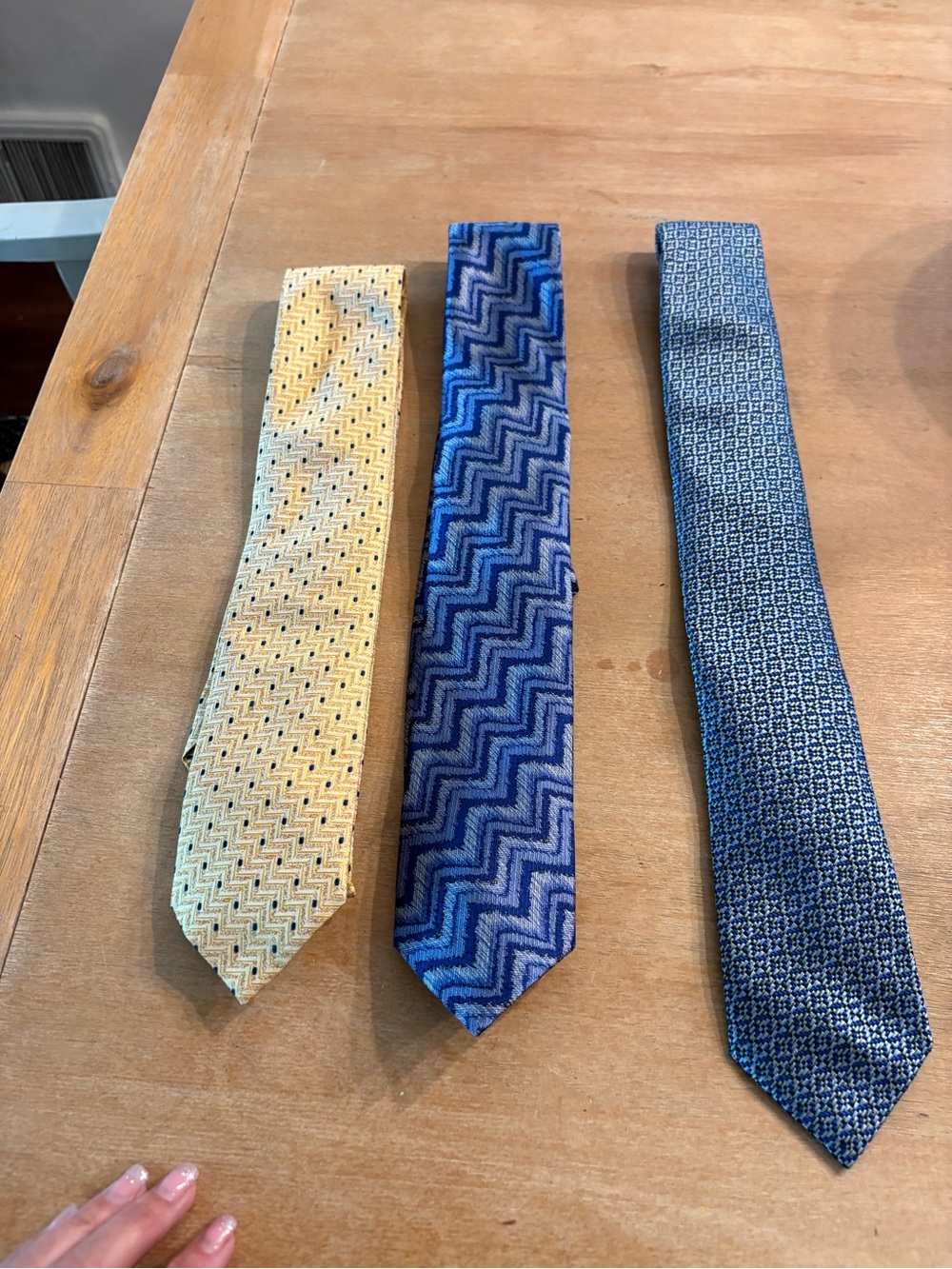 Set of 4 vintage Missoni  Men's Silk Tie